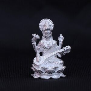 GODDESS SARASWATHI SLIVER IDOL