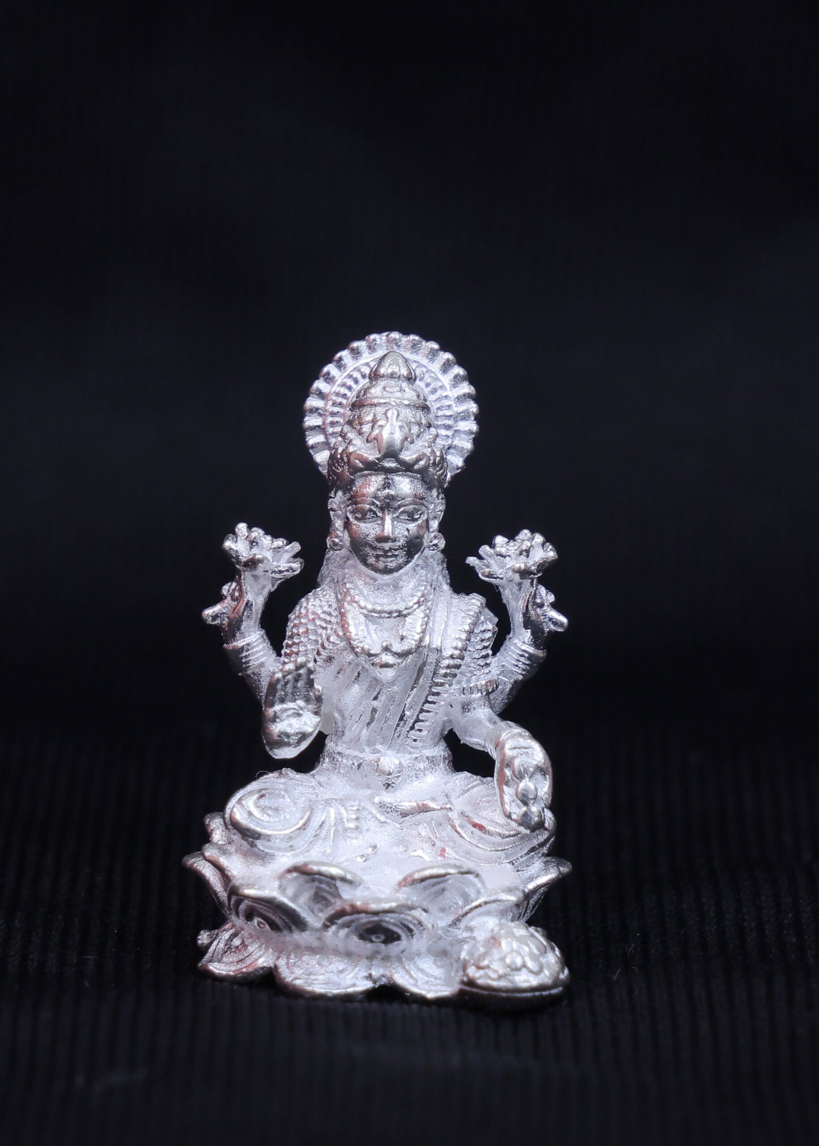 GODDESS LAKSHMI SILVER IDOL